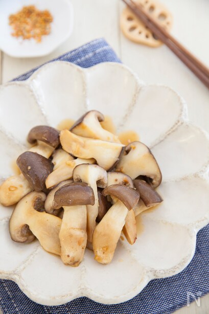 ホンシメジのバターしょうゆ焼き