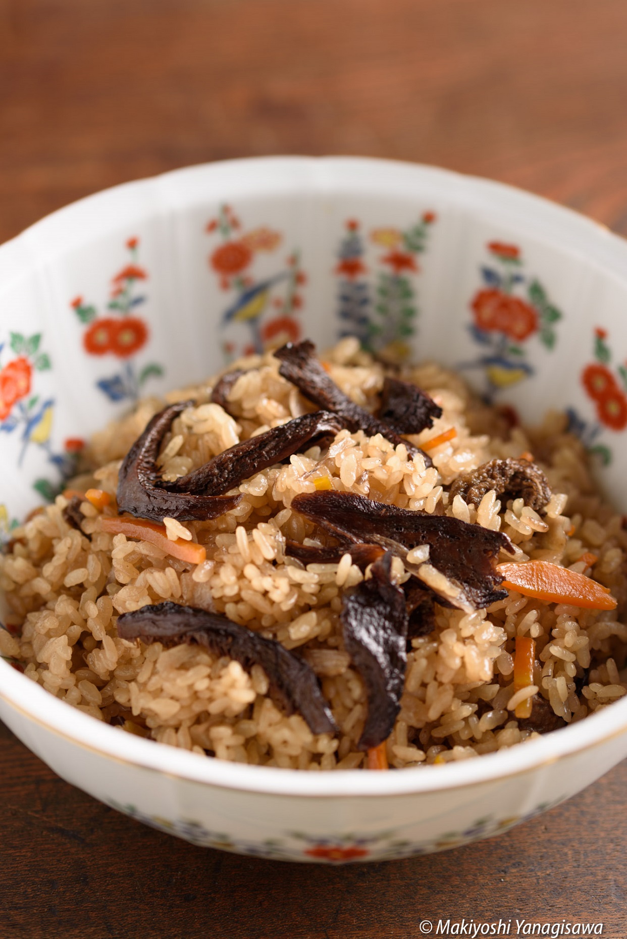 コウタケの炊き込みご飯